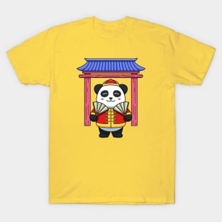 Cute Chinese panda bear T-Shirt